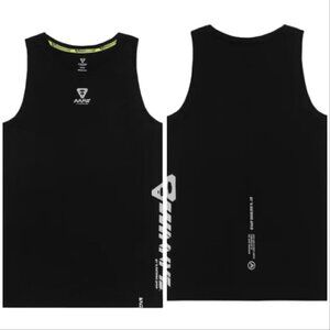AAPE+ By A Bathing Ape Black Tank Top